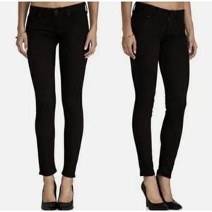 Mother Size 29 The Looker A Model Spy Black Stretch Skinny Jeans Mid Rise Ad4